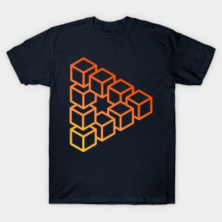 Strange Geometry - Steps (Outline) T-Shirt